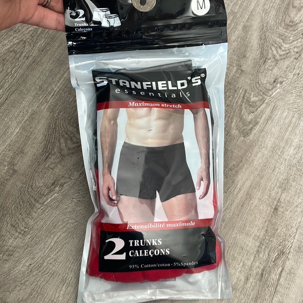 Stanfield's Men's Cotton Boxer Brief Underwear  2 Pack